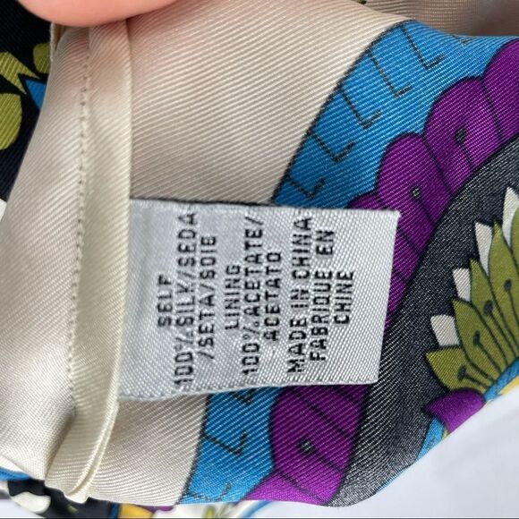 Tibi New York Silk Floral Tunic Caftan Top - Picture 8 of 8